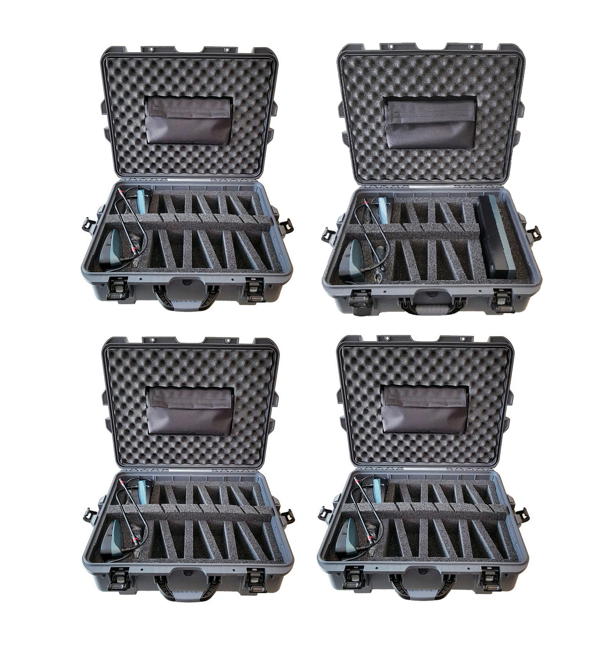 4 case pack for up to 30 mics and a console (CAS-306+3CAS-308)