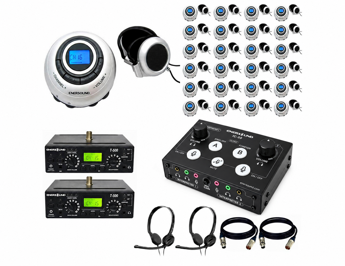 Professional (Two-Way) Bilingual Simultaneous Interpretation System