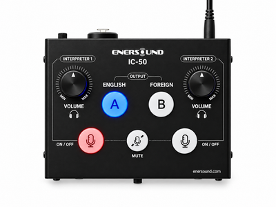 Professional (Two-Way) Bilingual Simultaneous Interpretation System