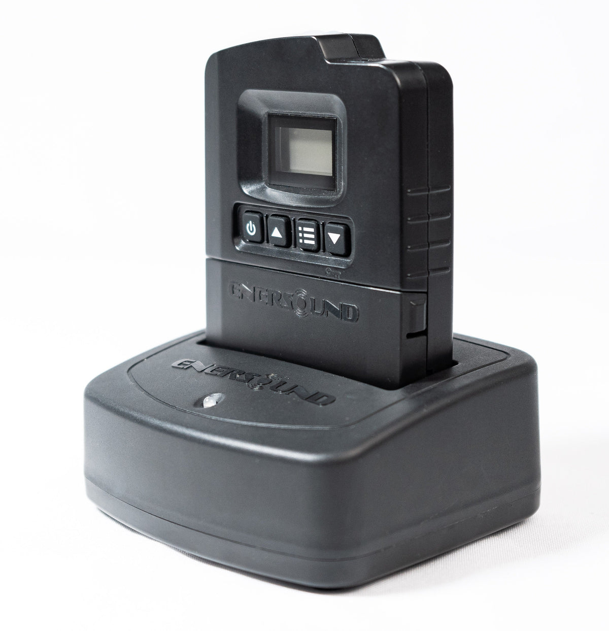 CHR-600 drop-in charger for Enersound TP-600 and TP-600-4 portable transmitters
