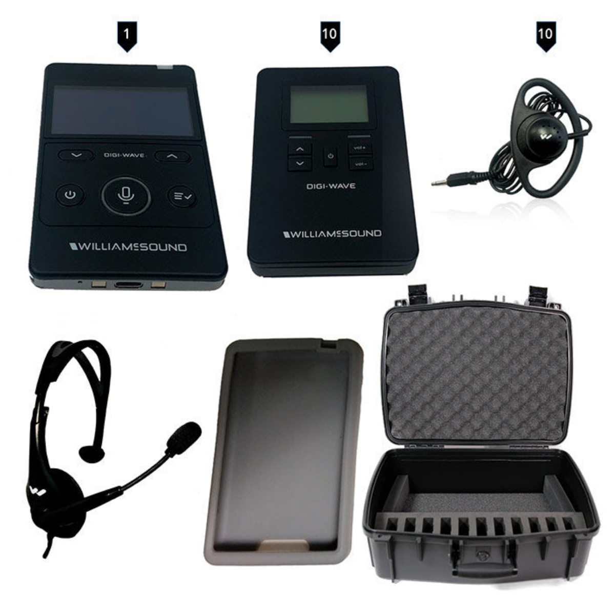 Williams Sound DWS TGS 10 400 ALK Tour Guide System