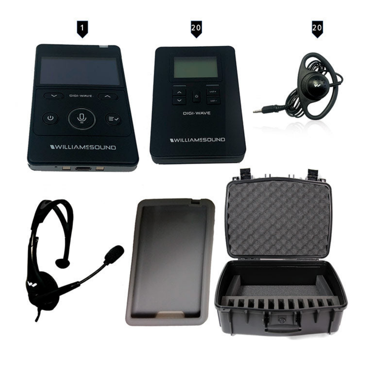 Williams Sound DWS TGS 20 400 ALK Tour Guide System