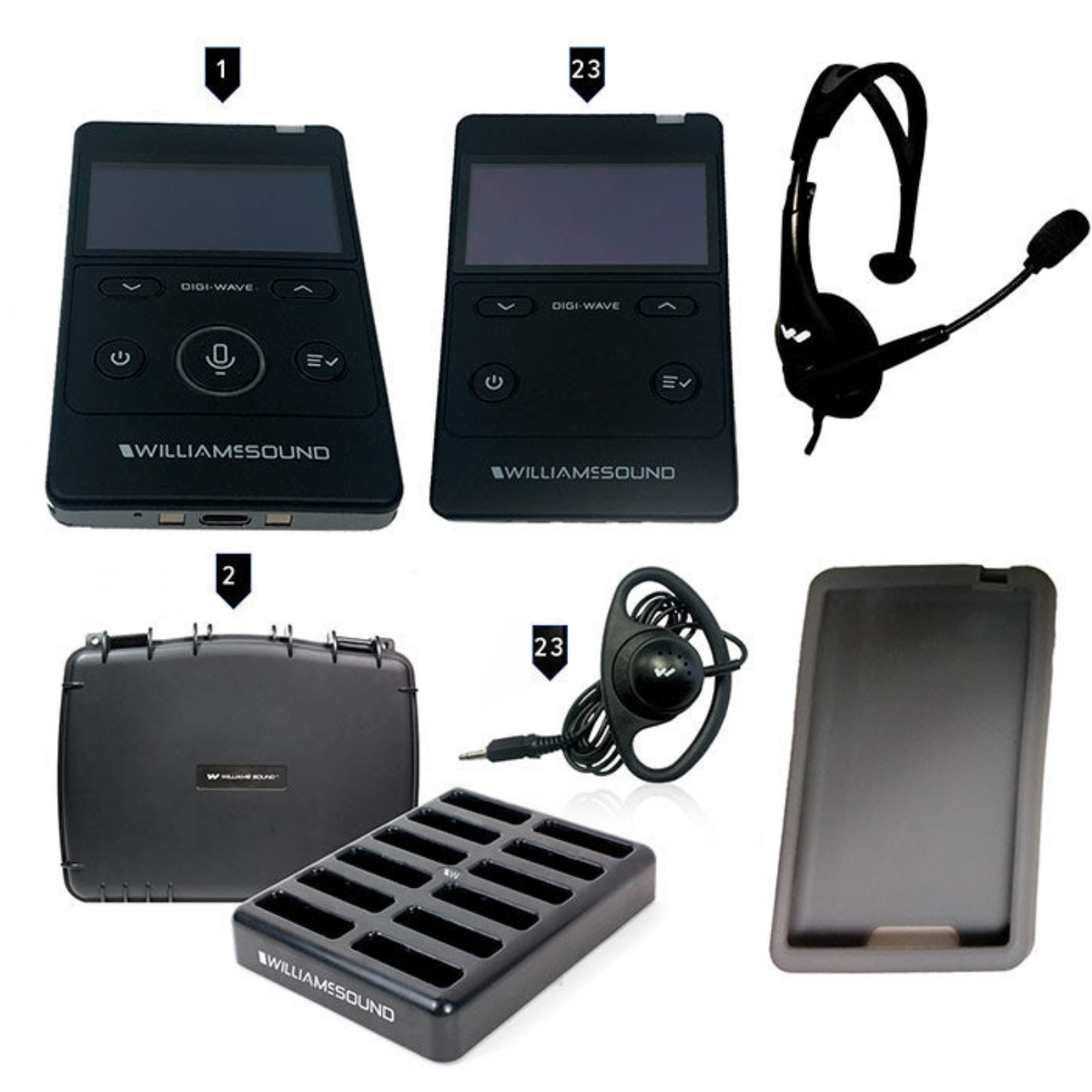 Williams Sound DWS TGS 23 400 RCH Tour Guide System
