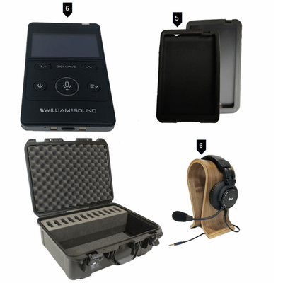 Williams AV DWS COM 6 PRO 400 Digi-Wave Wireless Intercom System