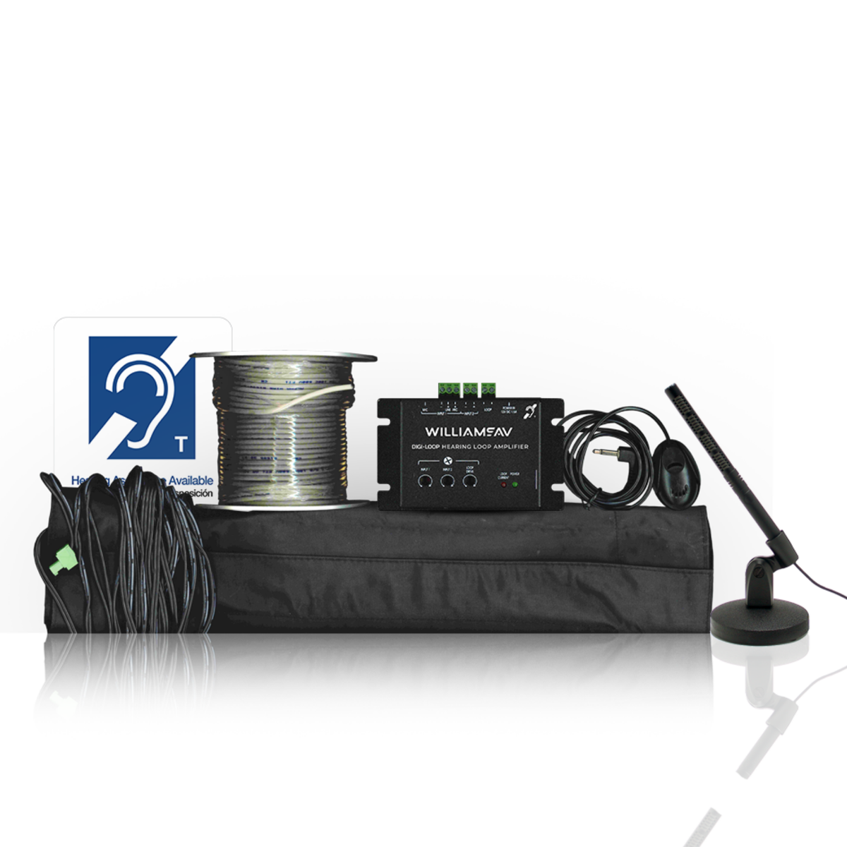 Williams AV Digi-Loop Counter Hearing Loop System w/ Directional Mic