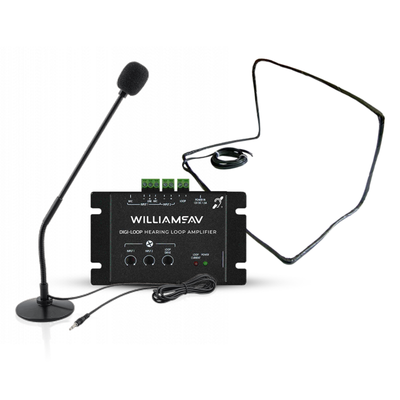 Williams AV Digi-Loop Counter Hearing Loop System w/ Desktop Mic