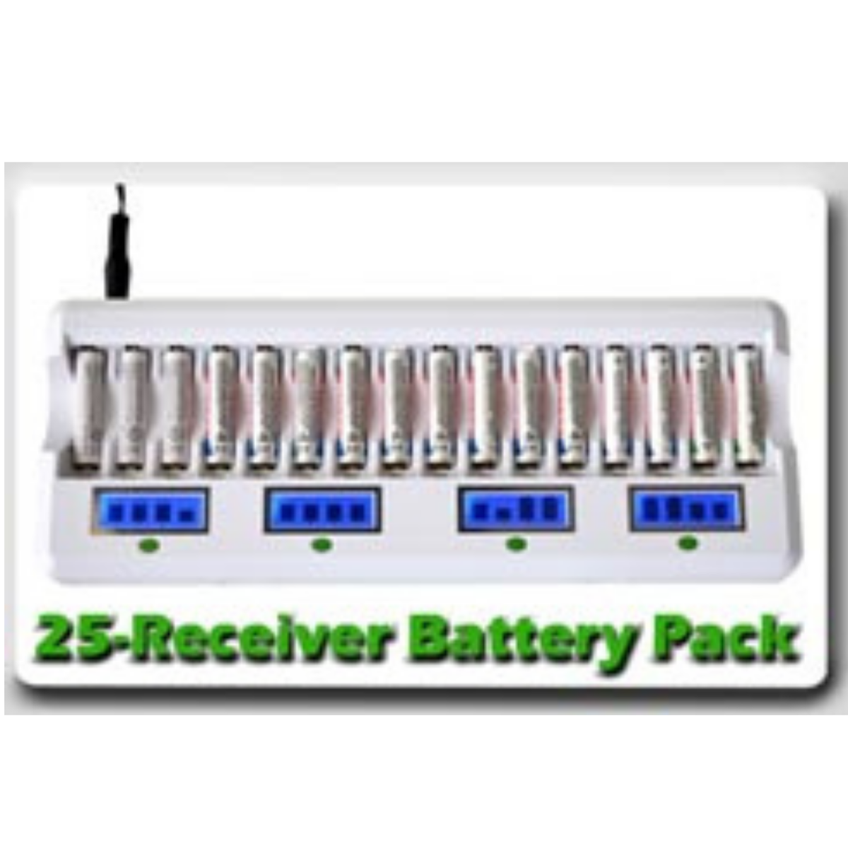 25 Receivers AAA Rechargeable System Pack
