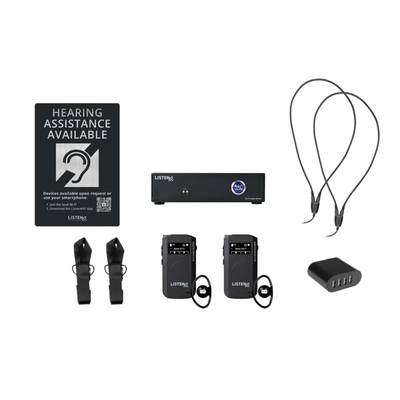 ListenWIFI 2 Channel Wi-Fi System with 2 Receivers