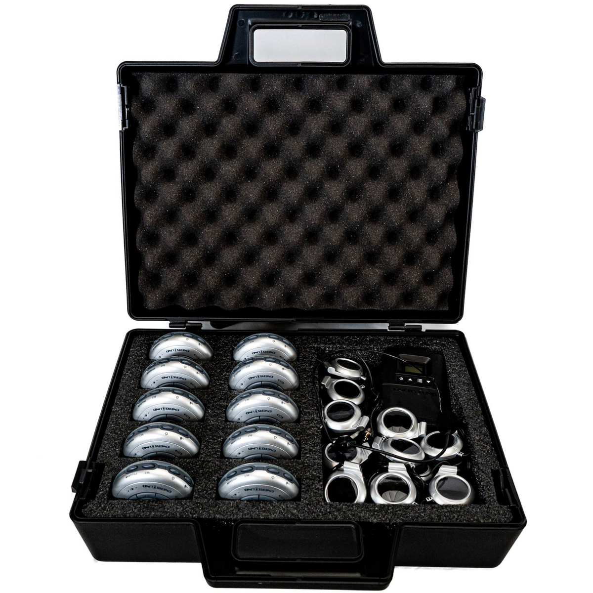 Carrying Case for 10 Receivers