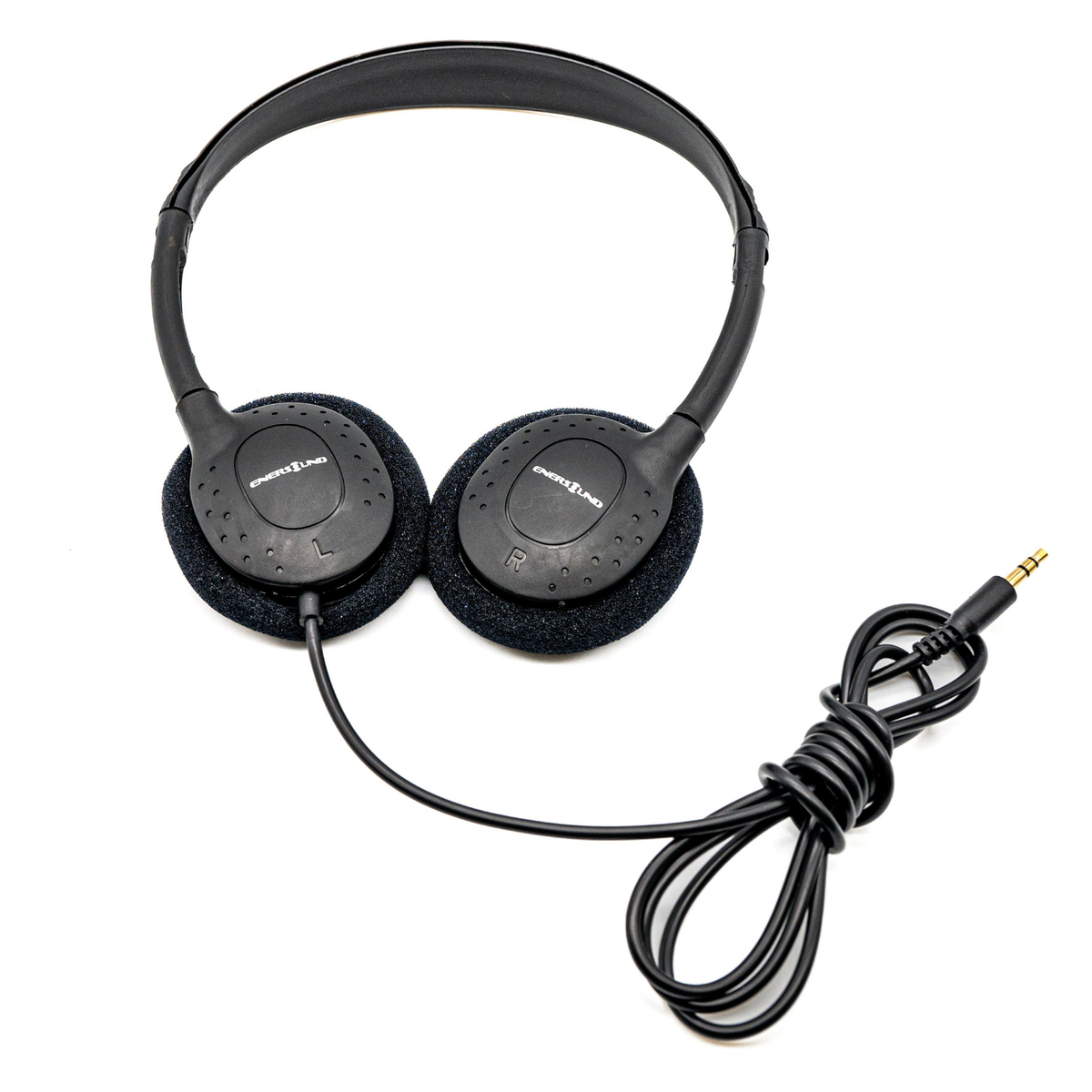 Enersound HEAD-702 Premium Foldable Headphones with reinforced cable and HiFi Speakers