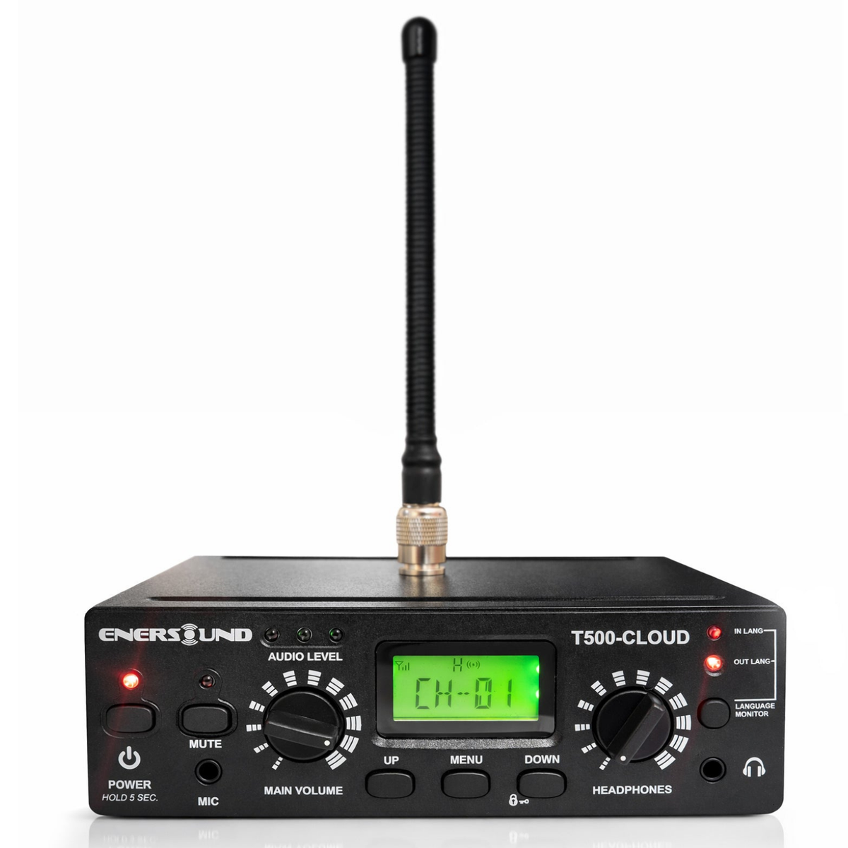 Enersound T500-Cloud FM Transmitter with USB input for Enersound Cloud 72-76 MHz (Limited Lifetime Warranty)
