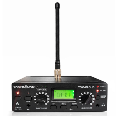 Enersound T500-Cloud FM Transmitter with USB input for Enersound Cloud 72-76 MHz (Limited Lifetime Warranty)