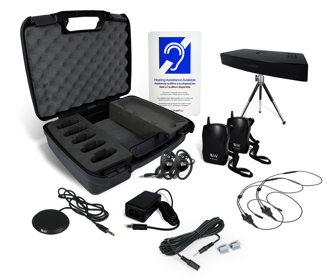 Williams AV SoundPlus® T3 Portable Infrared Courtroom System